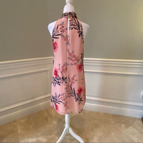 NWT VINCE CAMUTO Peach Floral Sleeveless A-line Dress. SZ 16 - Picture 7 of 15